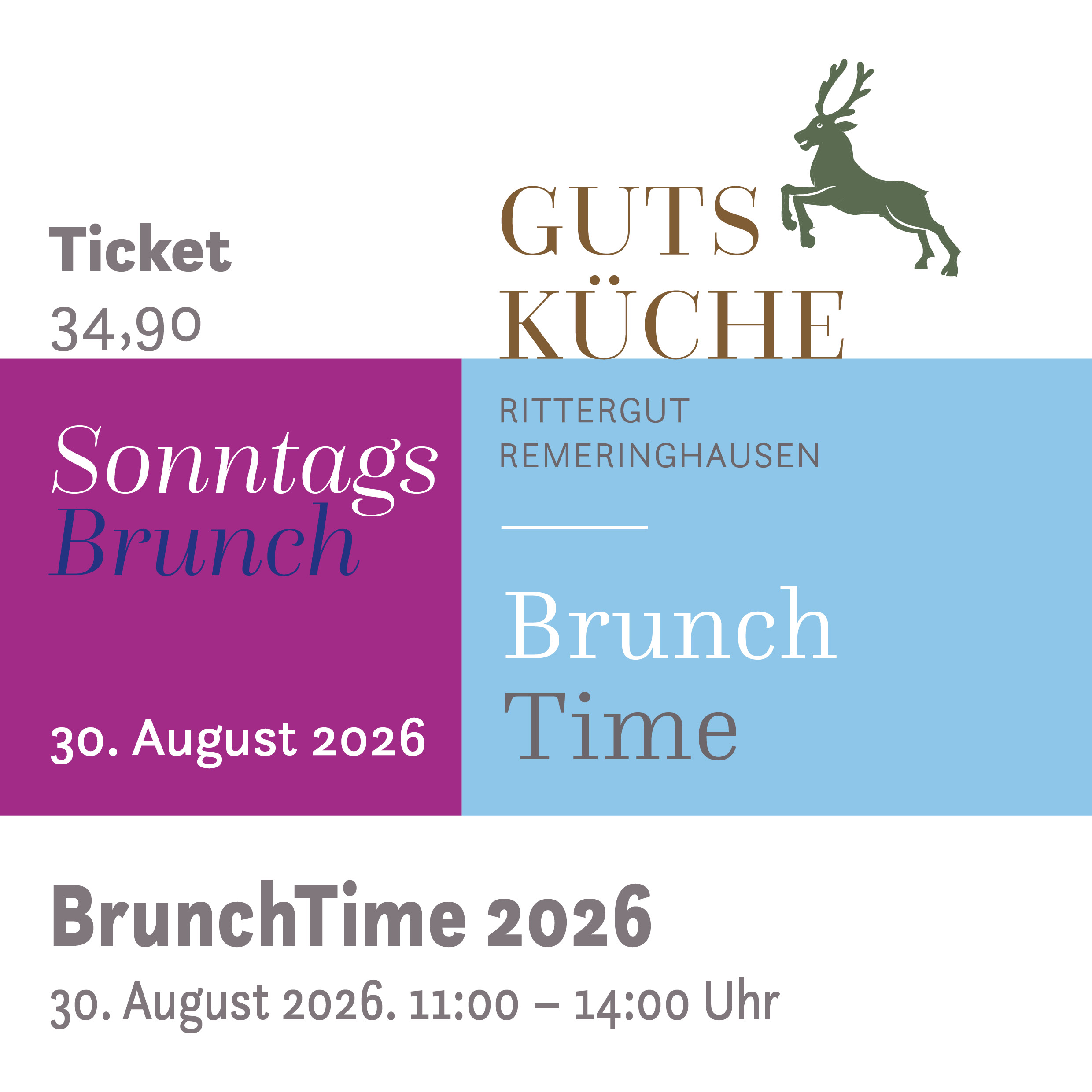 SonntagsBrunch – 30. August 2026