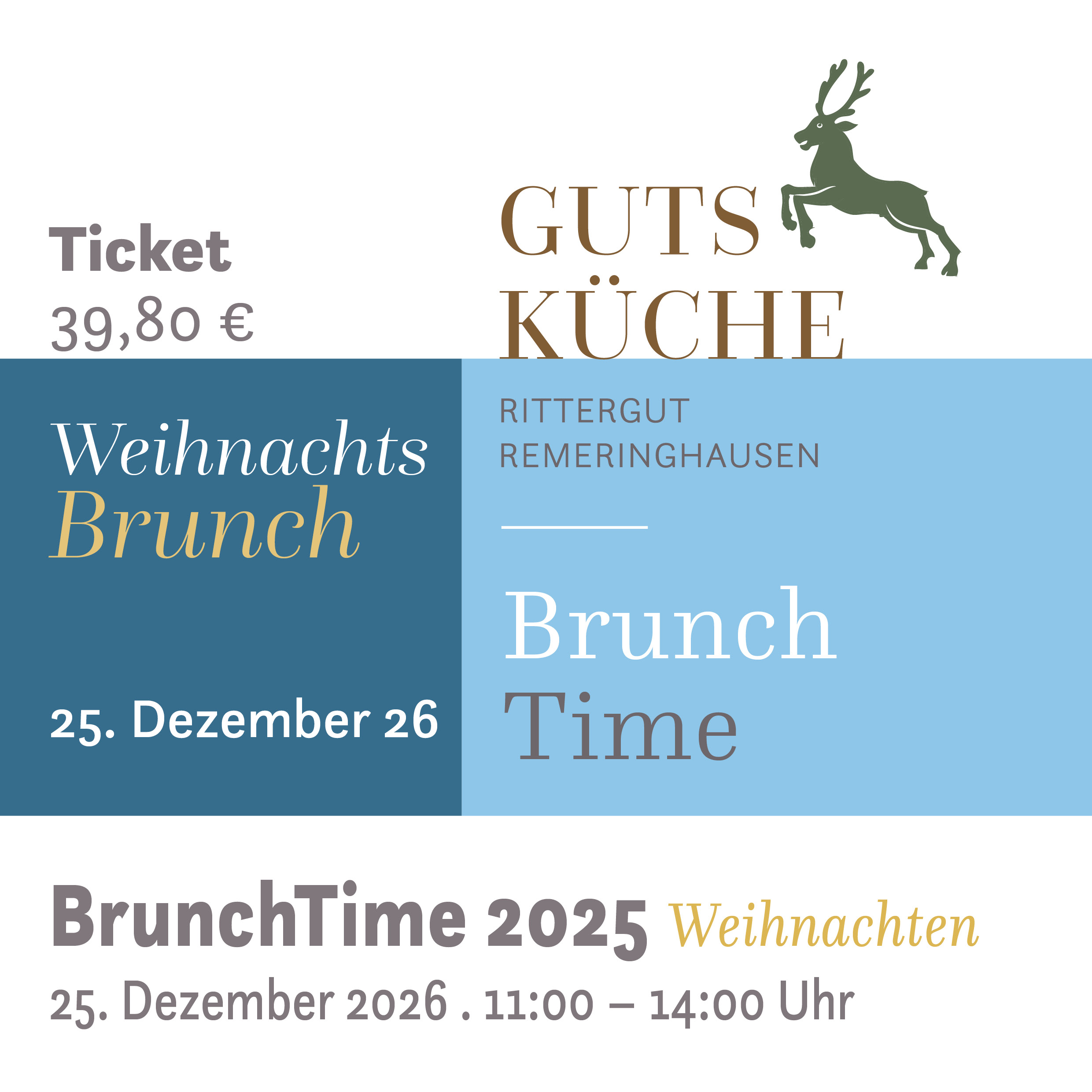 WeihnachtsBrunch – 25. Dezember 2026