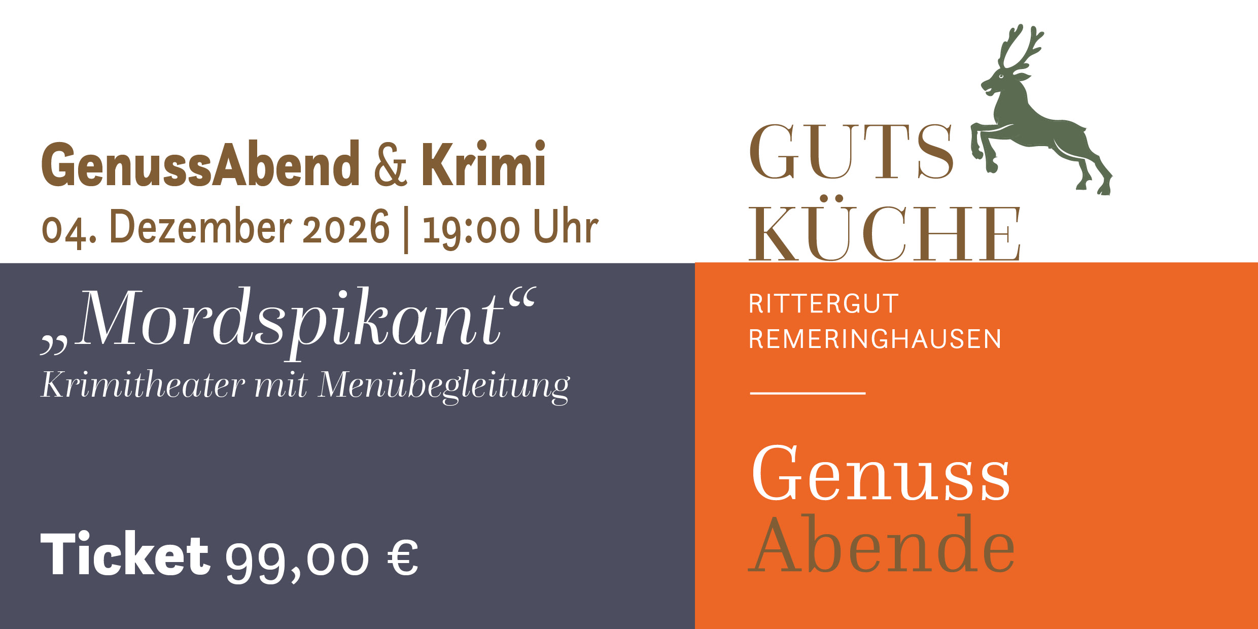 GenussAbend „MordsPikant 2.0"