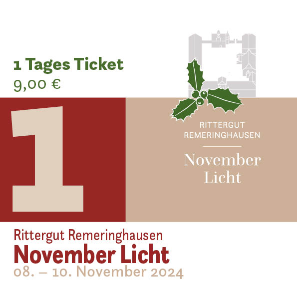 November Licht 2024 - 1-Tages Ticket