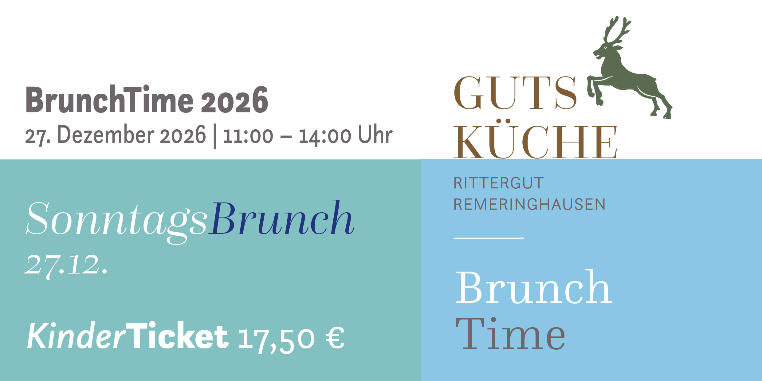 SonntagsBrunch – 27. Dezember 2026*Kinder