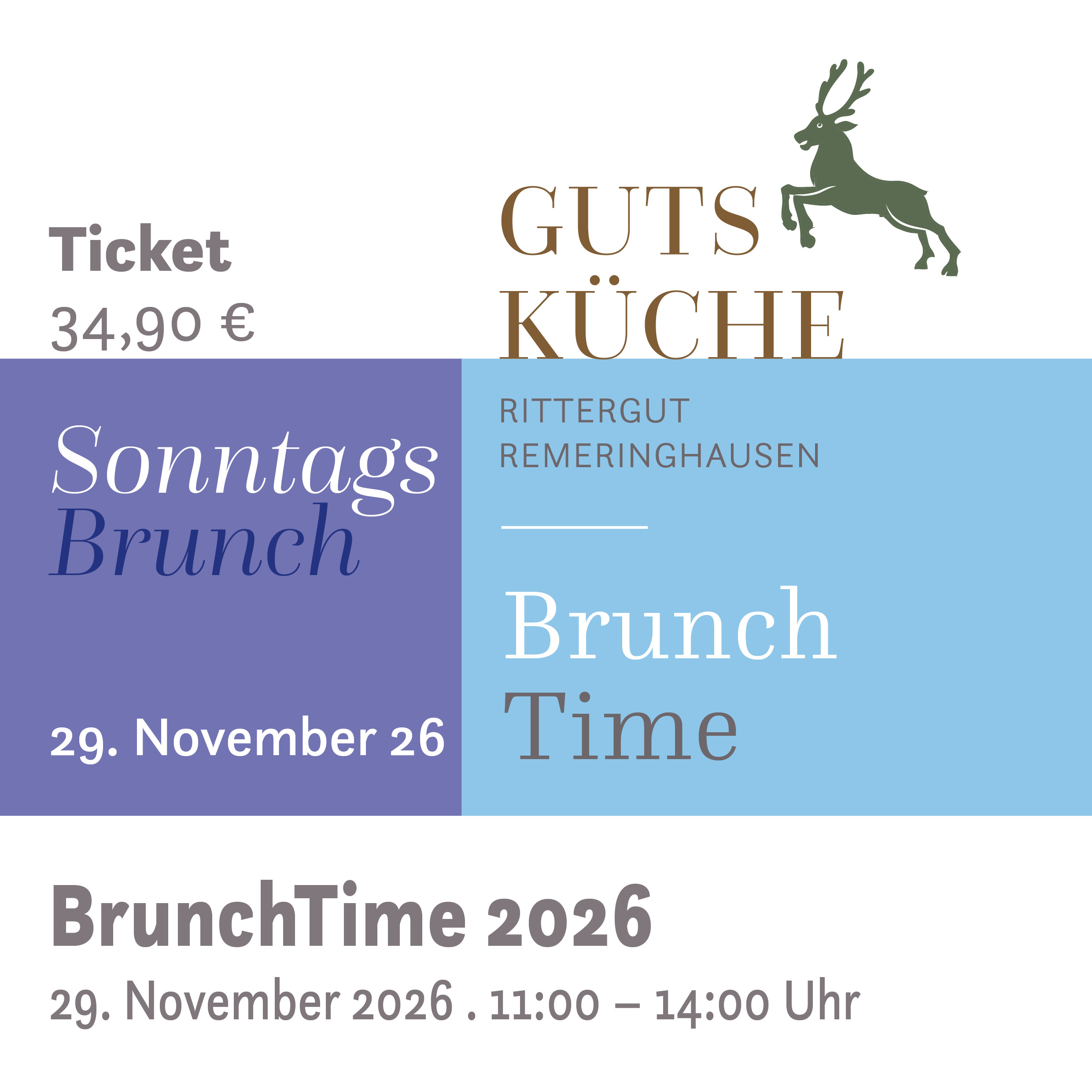 SonntagsBrunch – 29. November 2026
