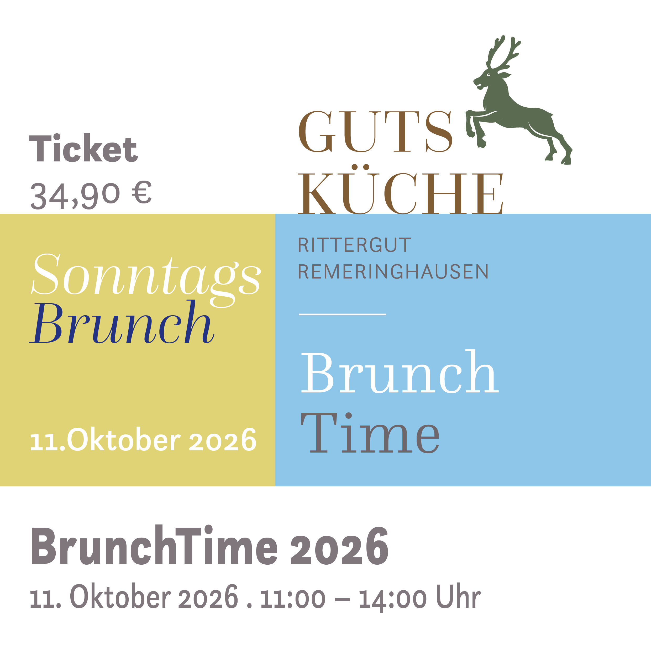 SonntagsBrunch – 11. Oktober 2026