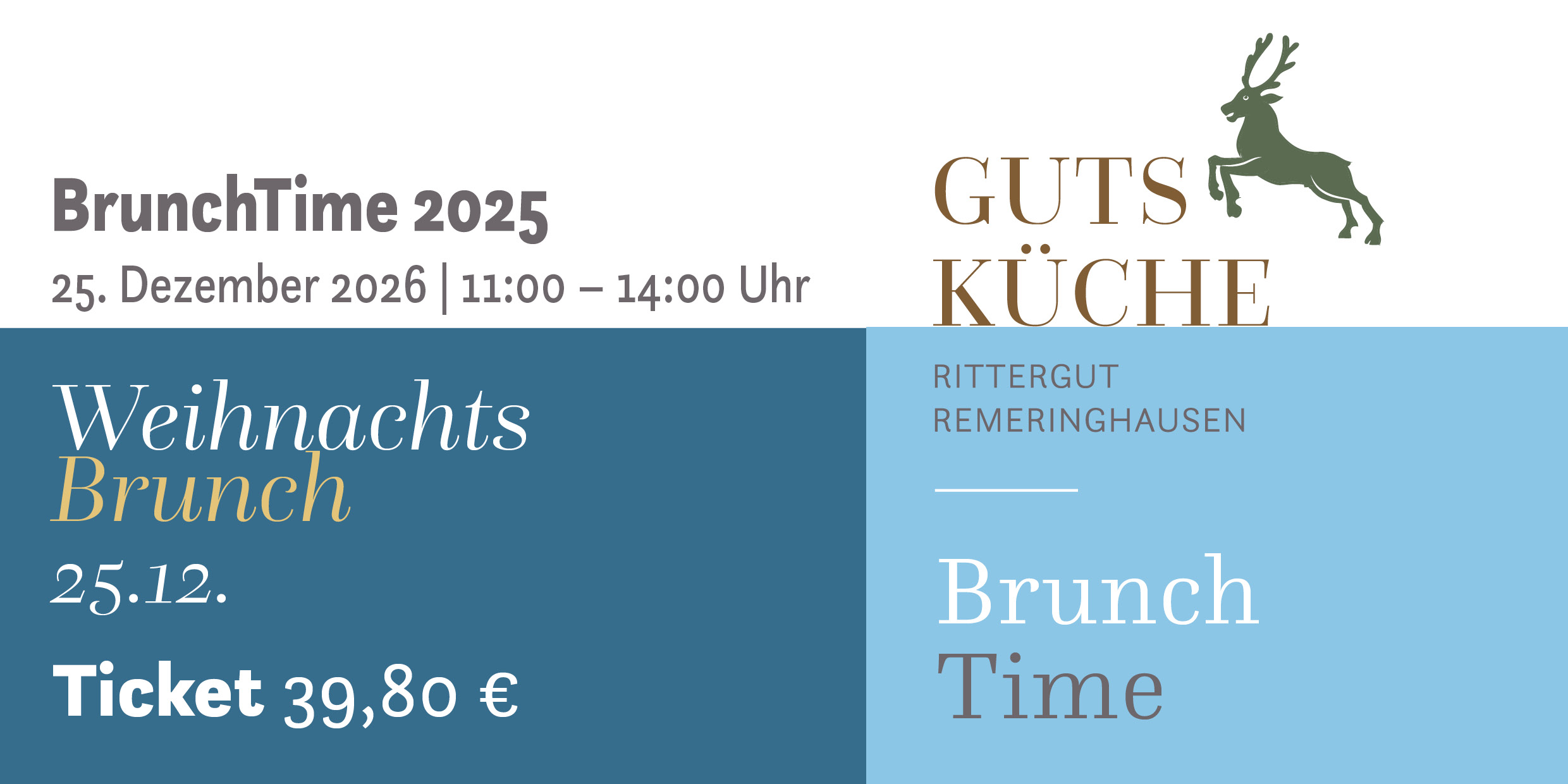 WeihnachtsBrunch – 25. Dezember 2026