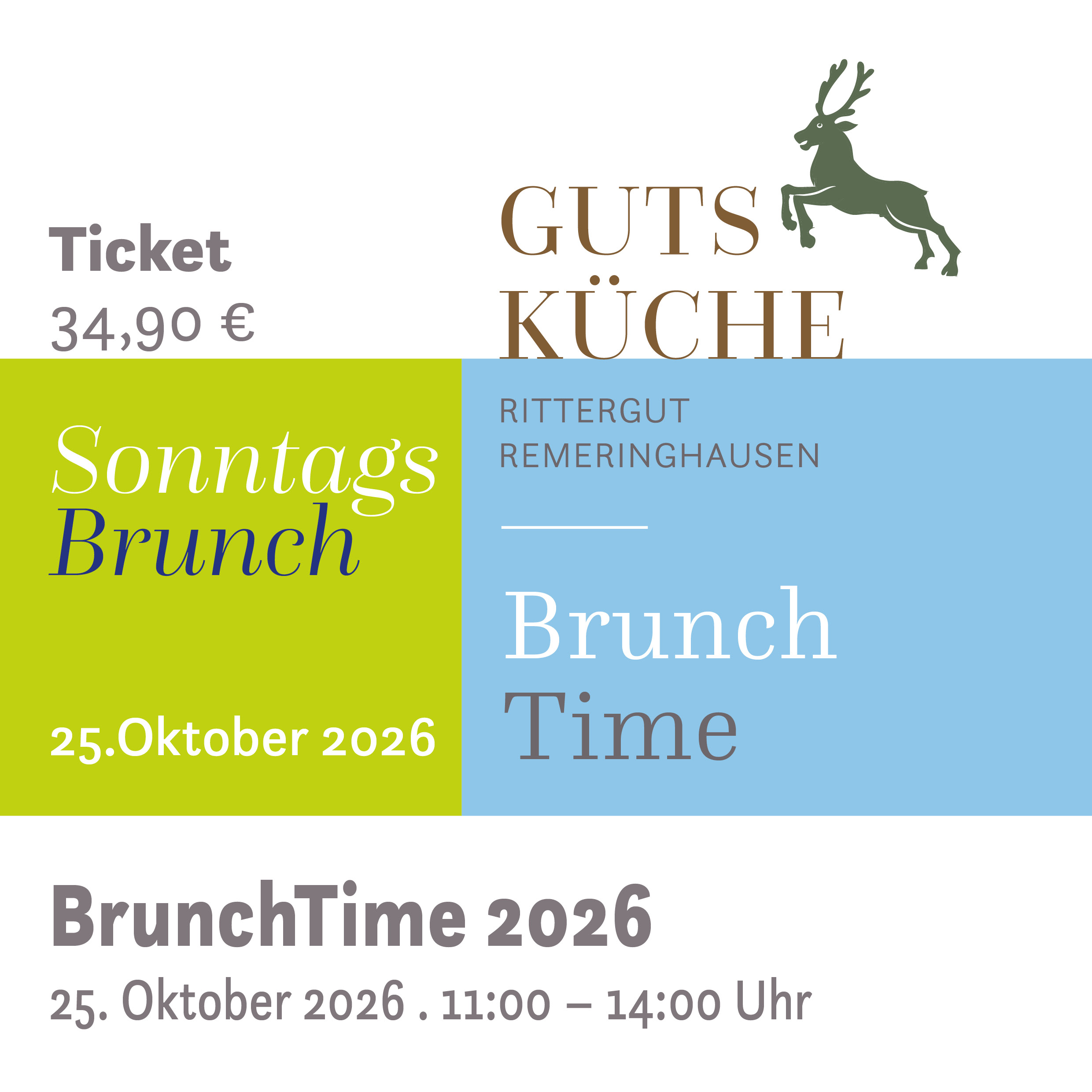 SonntagsBrunch – 25. Oktober 2026