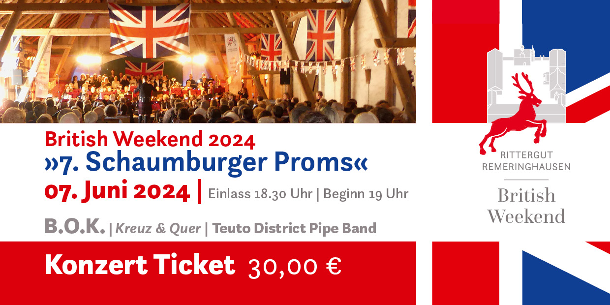 Ticket Konzert „7. Schaumburger Proms“ 7. Juni 2024 (Post)