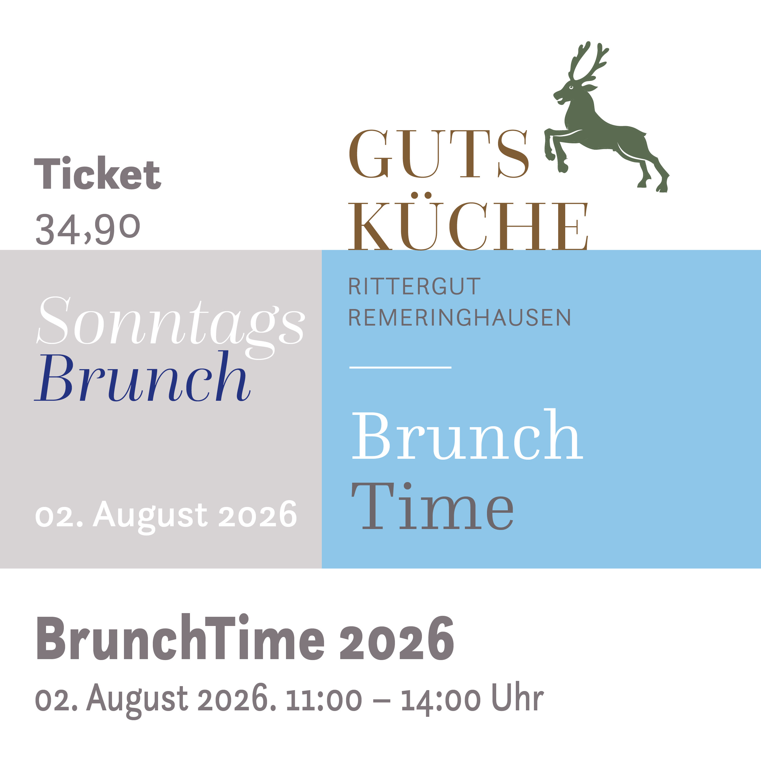 SonntagsBrunch – 02. August 2026