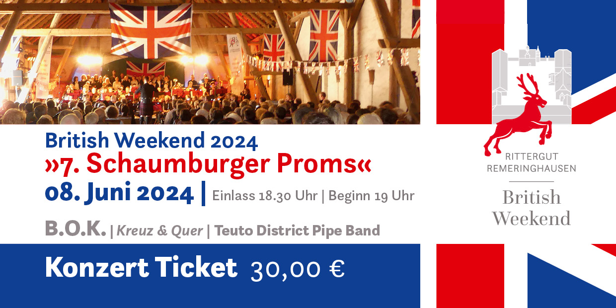 Ticket Konzert „7. Schaumburger Proms“  8. Juni 2024 (Post)