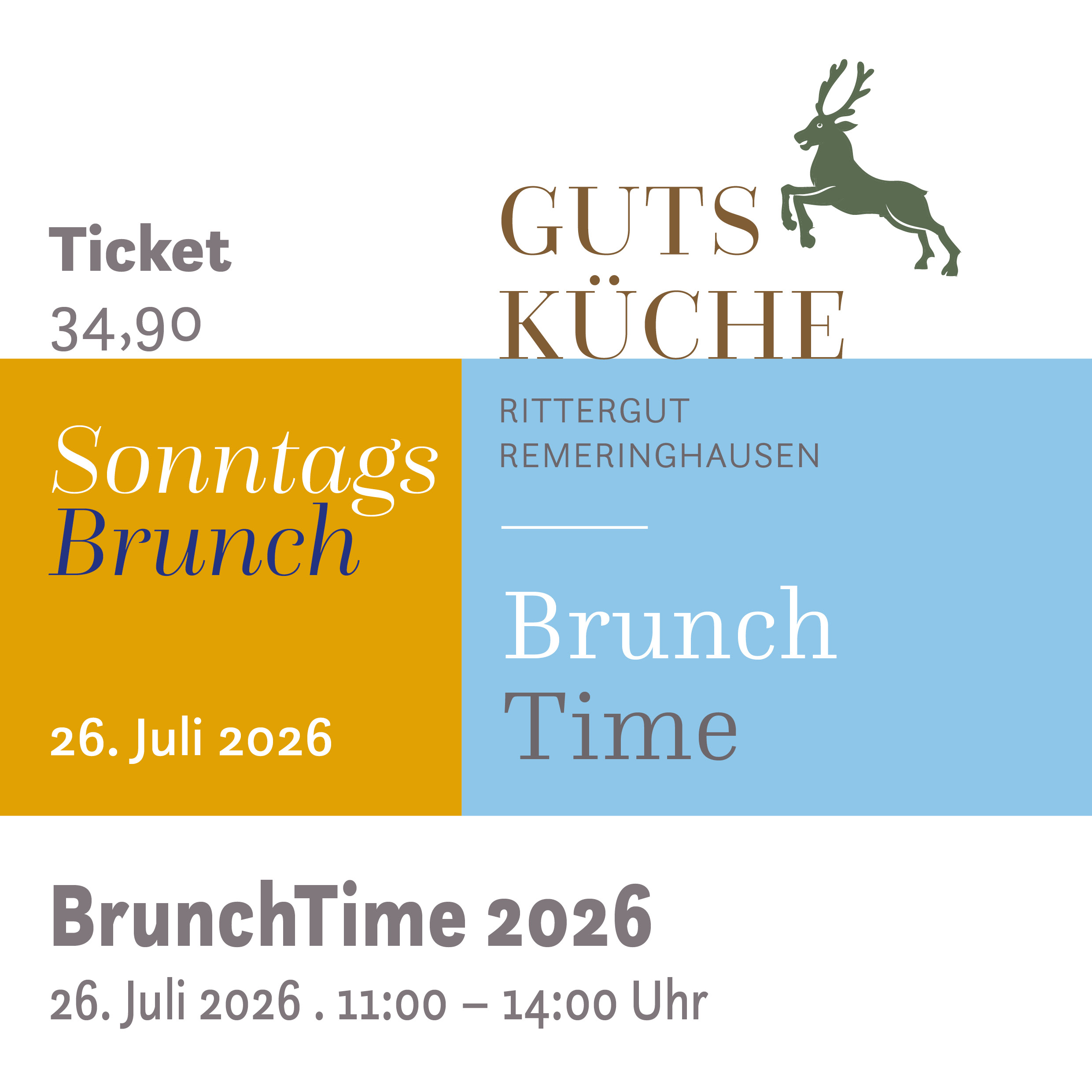 SonntagsBrunch – 26. Juli 2026