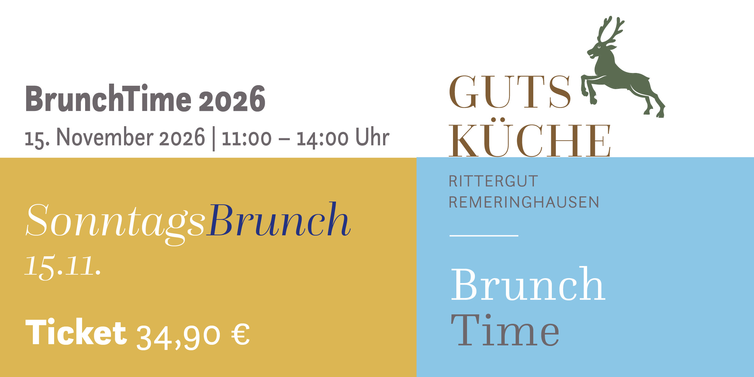 SonntagsBrunch – 15. November 2026