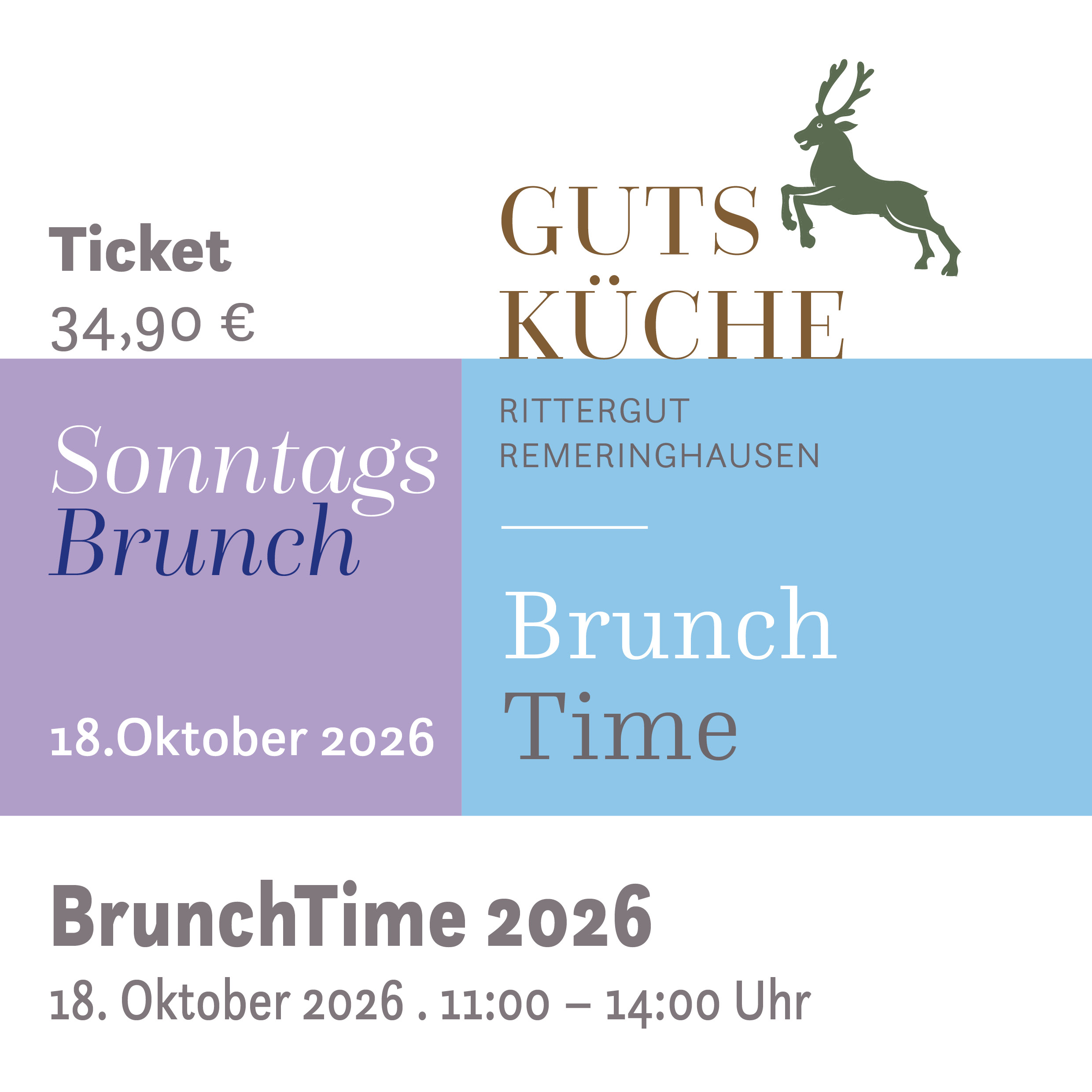 SonntagsBrunch – 18. Oktober 2026