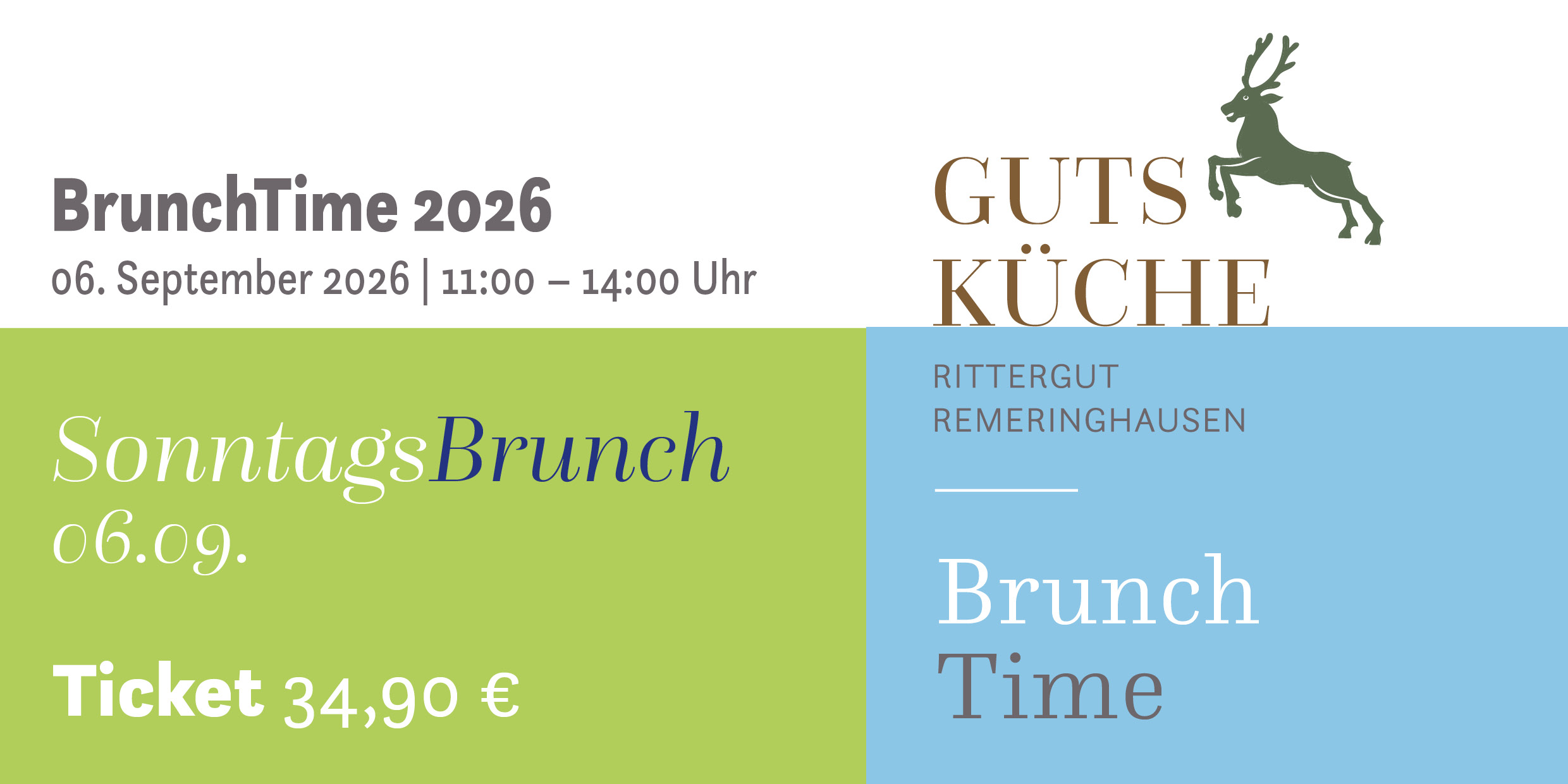 SonntagsBrunch – 06. September 2026