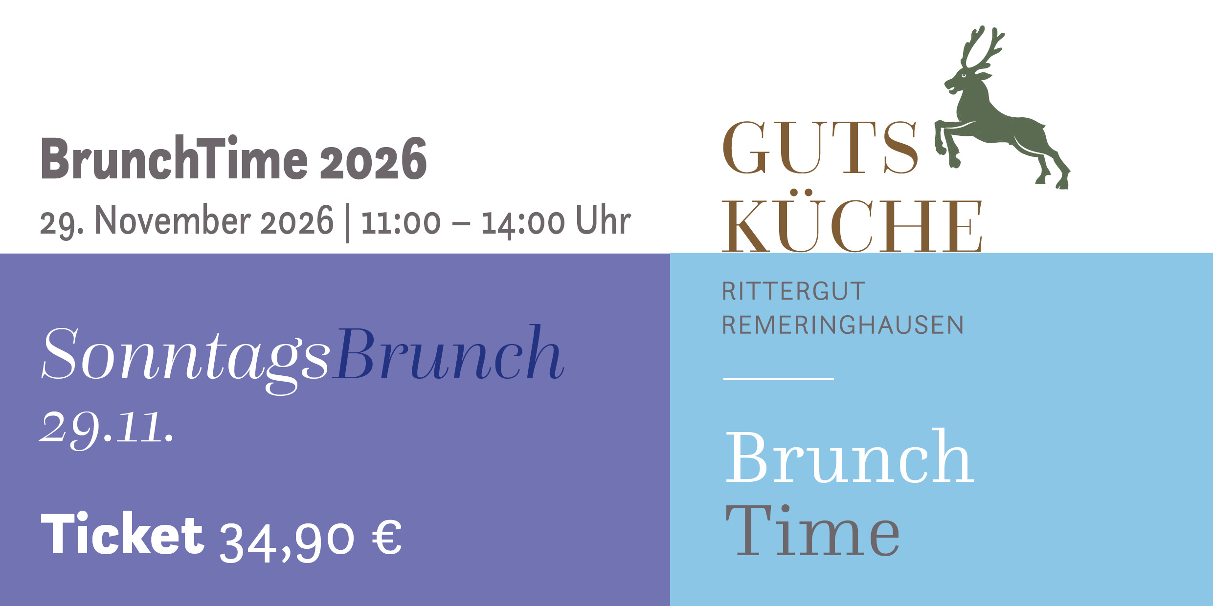 SonntagsBrunch – 29. November 2026