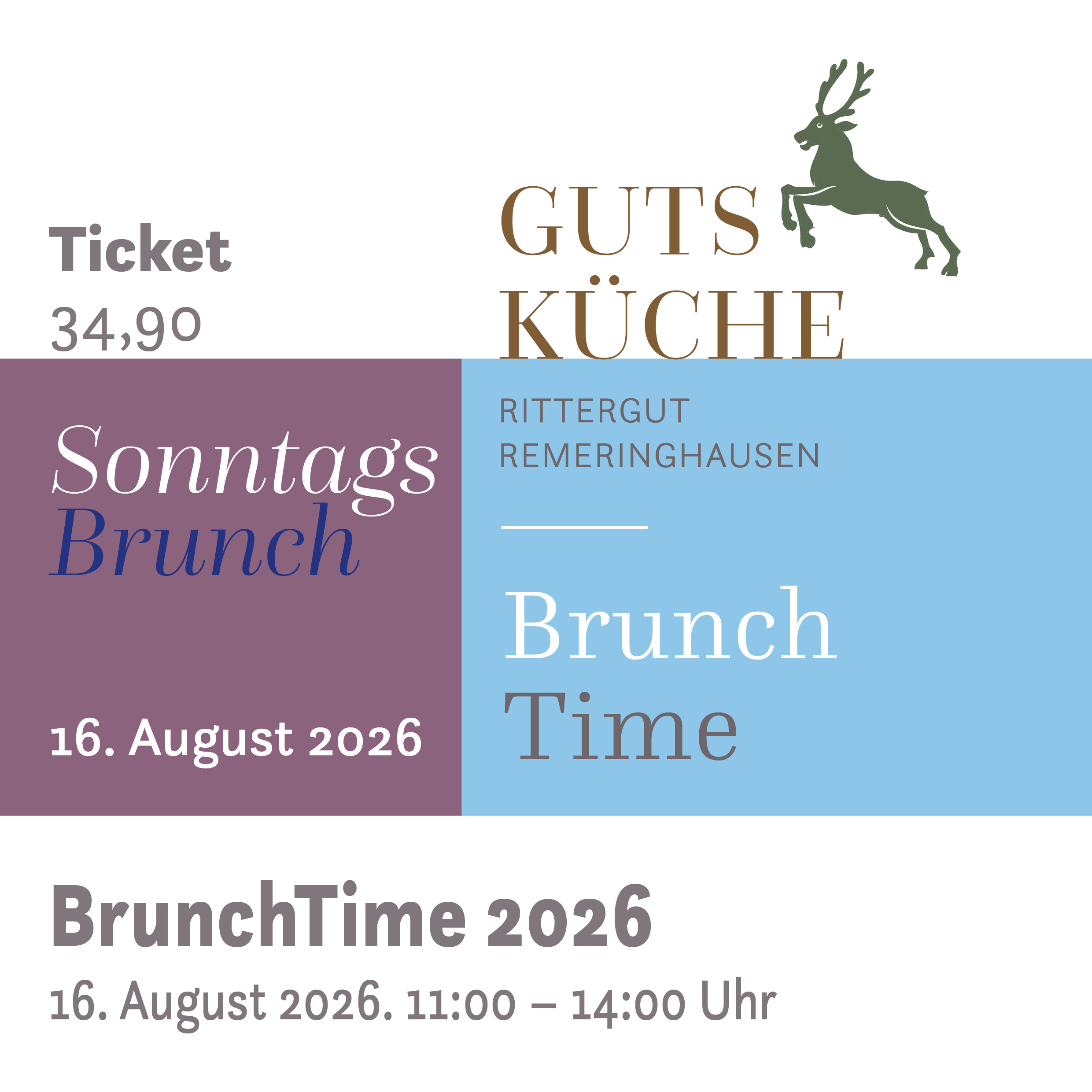 SonntagsBrunch – 16. August 2026