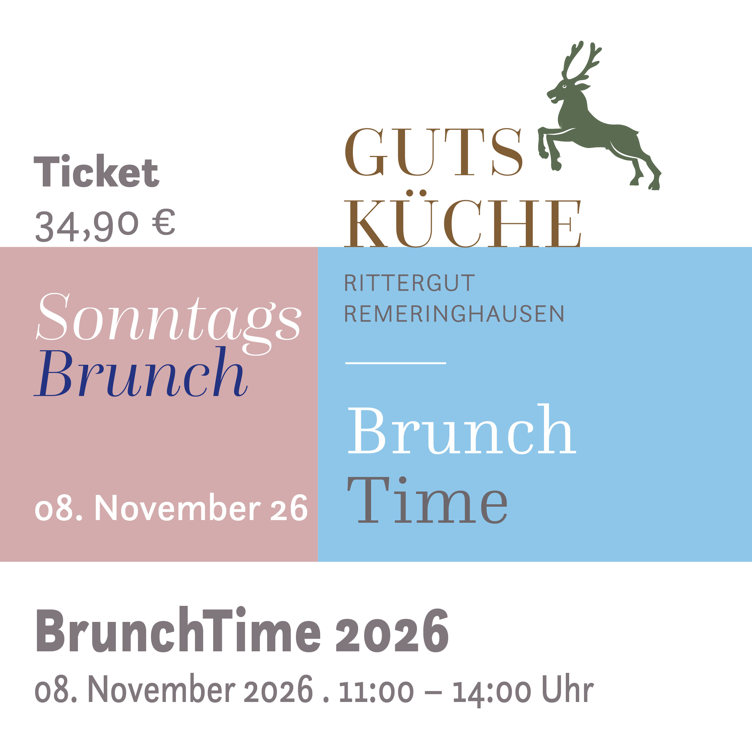 SonntagsBrunch – 08. November 2026