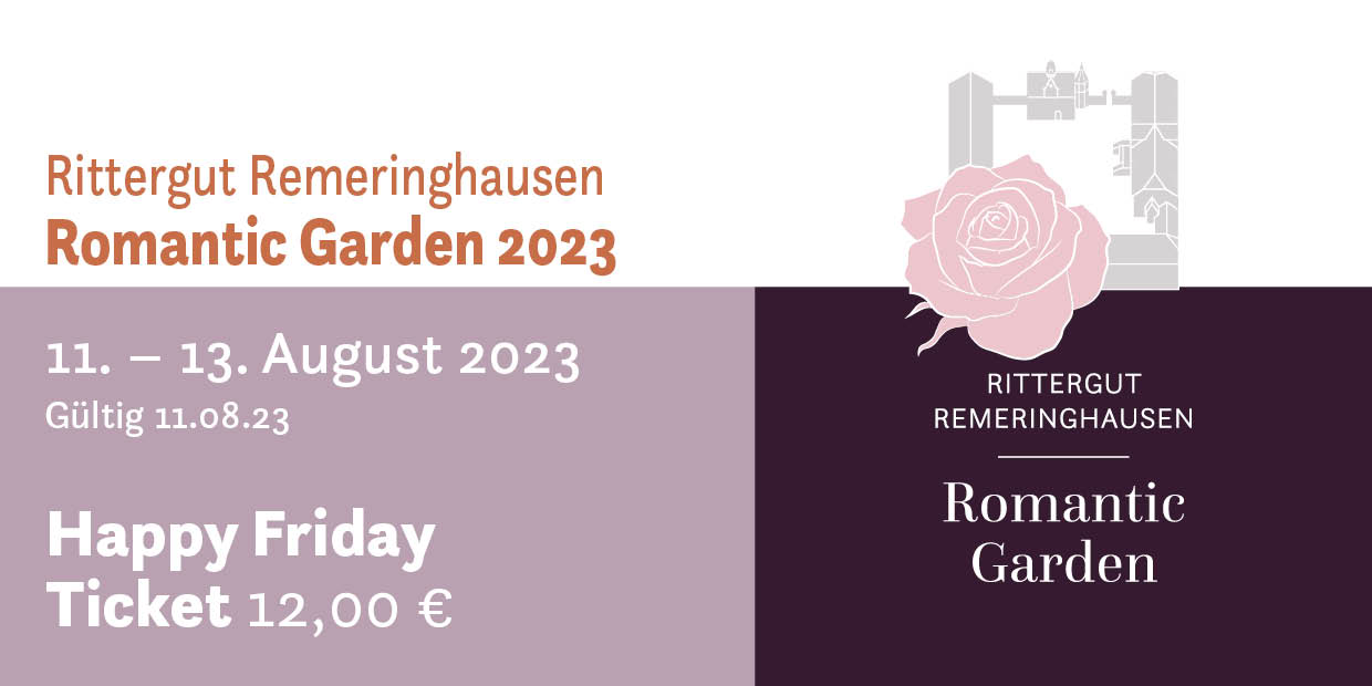 Romantic Garden 2023 - Happy Friday Ticket