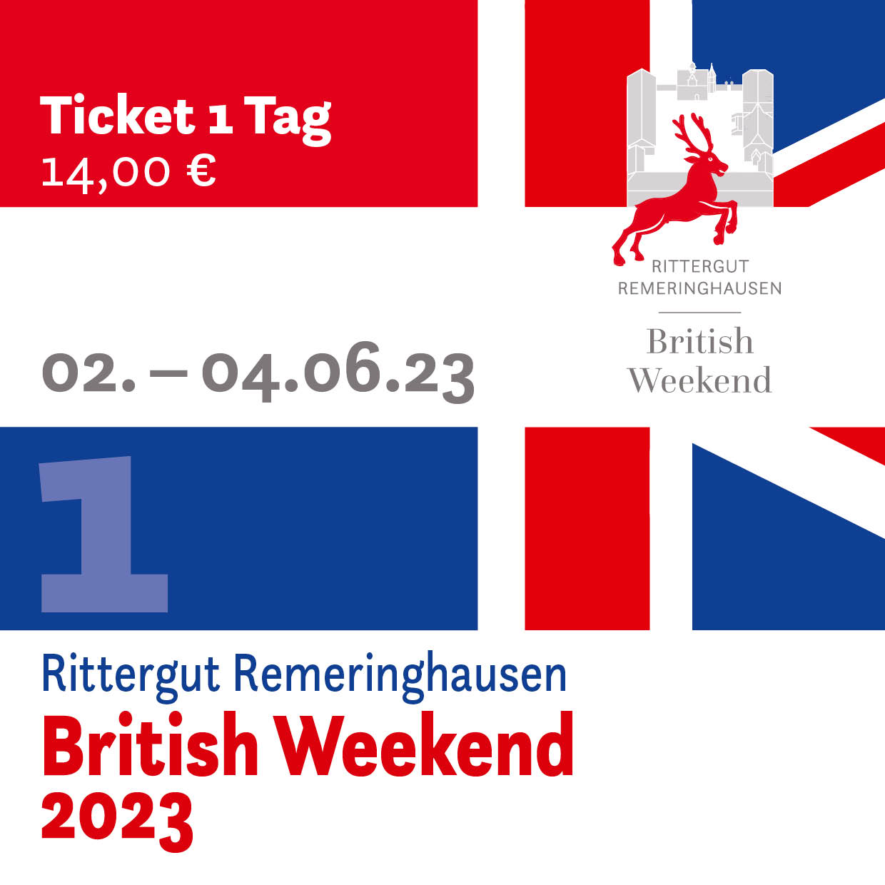 British Weekend 2023 - 1Tages-Ticket