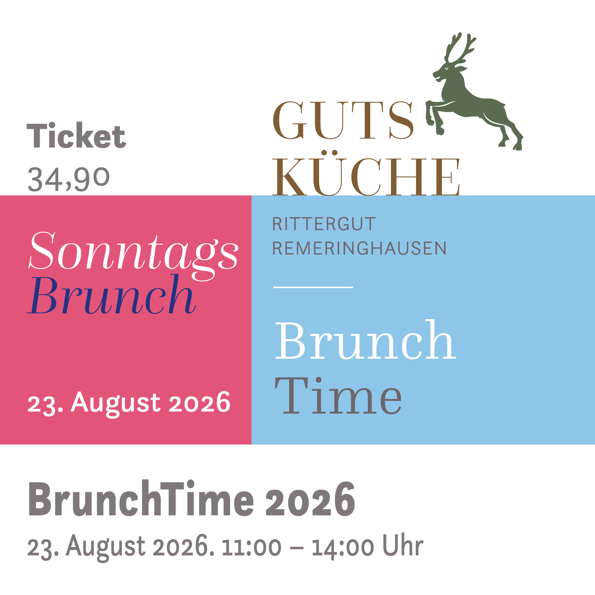 SonntagsBrunch – 23. August 2026