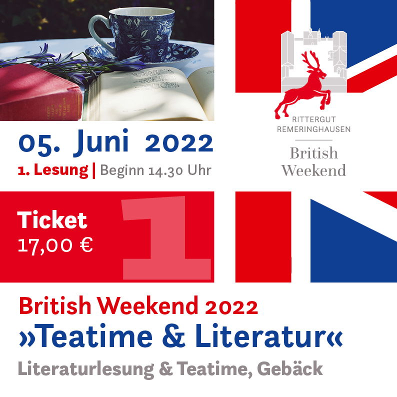 Teatime & Literatur 22 - 5. Juni 14.30 Uhr