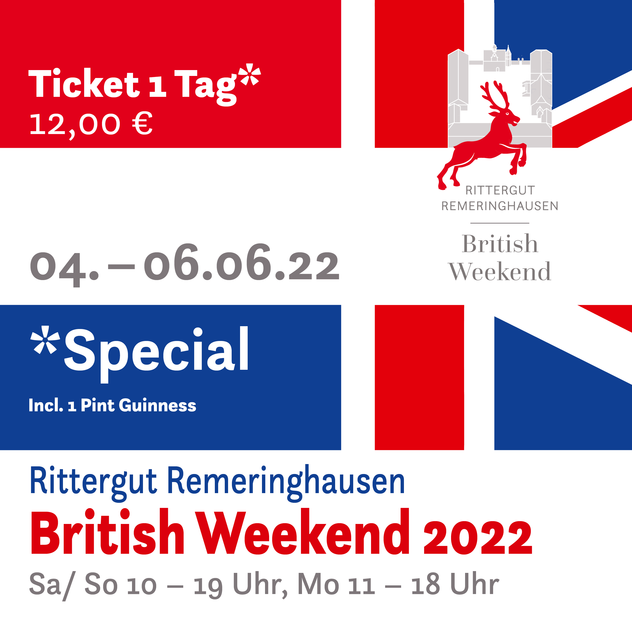 British Weekend 2022 -  1Tages-Ticket  (Special)