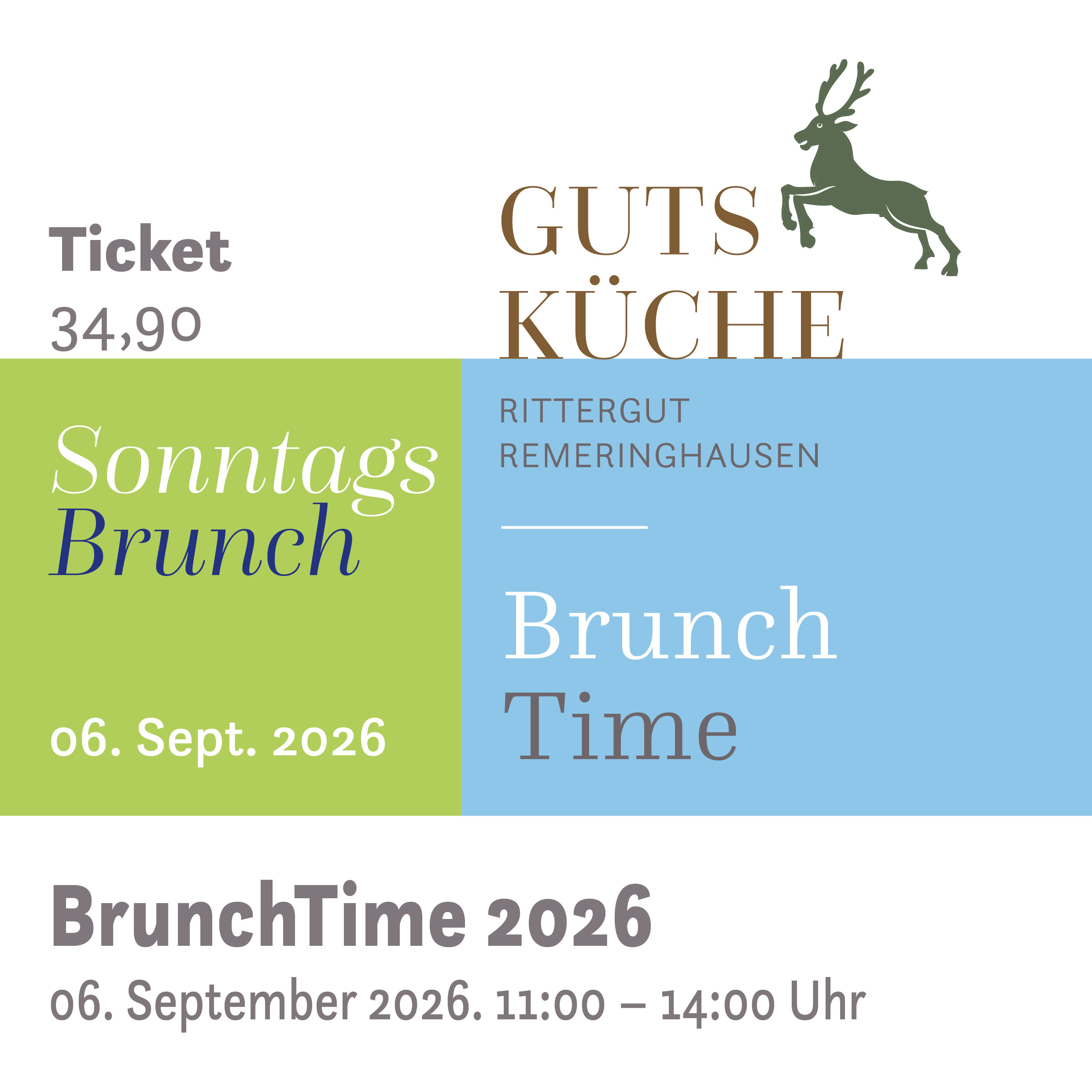 SonntagsBrunch – 06. September 2026