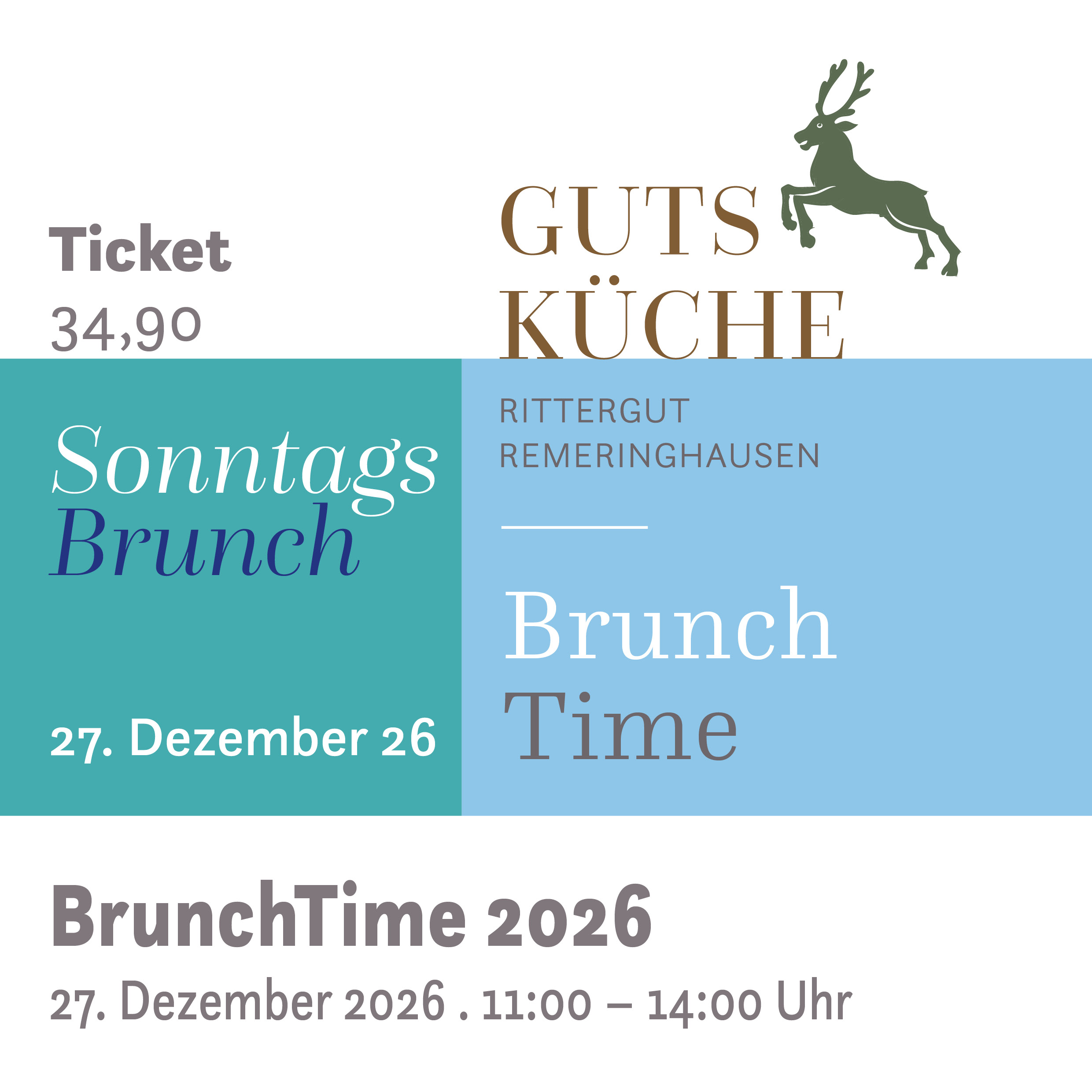 SonntagsBrunch – 27. Dezember 2026