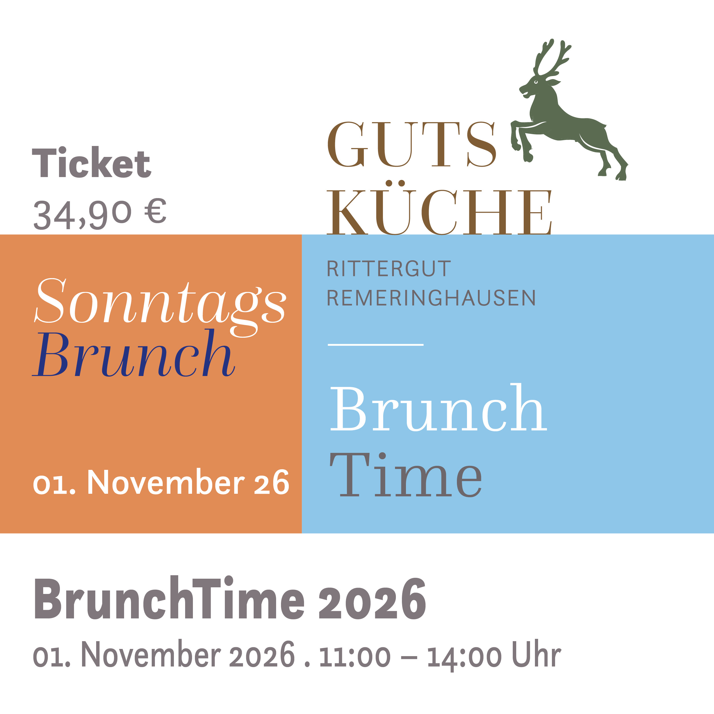 SonntagsBrunch – 01. November 2026