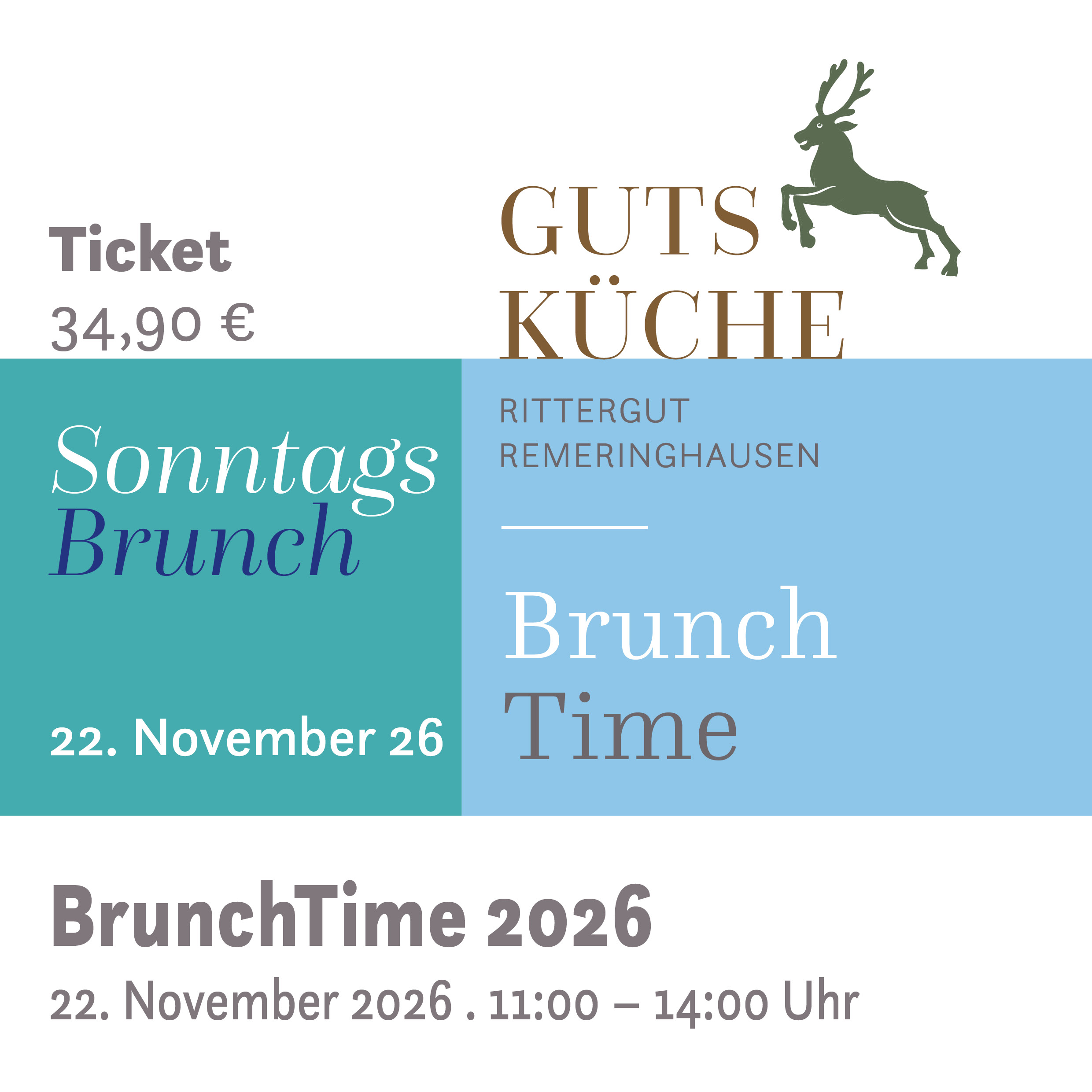 SonntagsBrunch – 22. November 2026