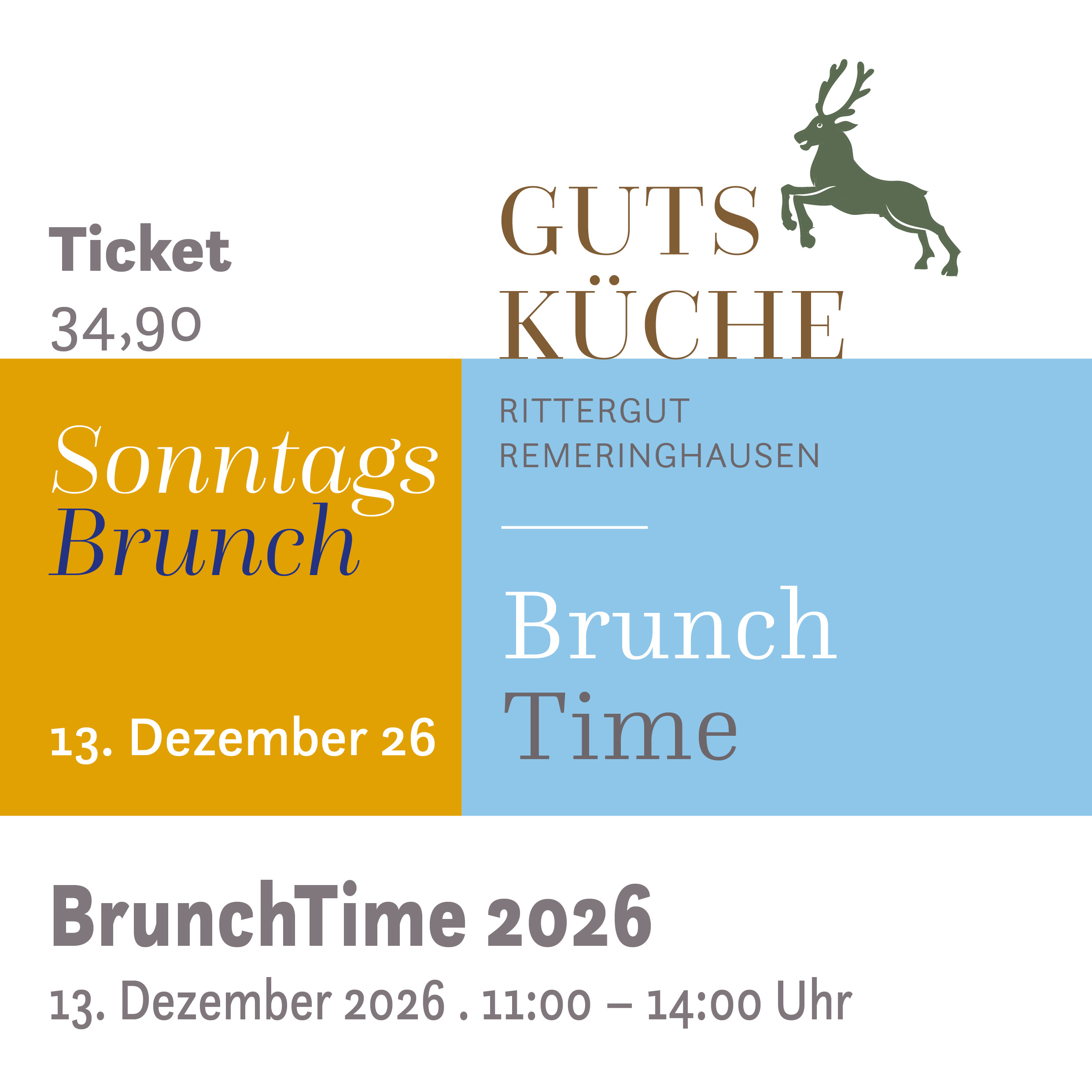 SonntagsBrunch – 13. Dezember 2026