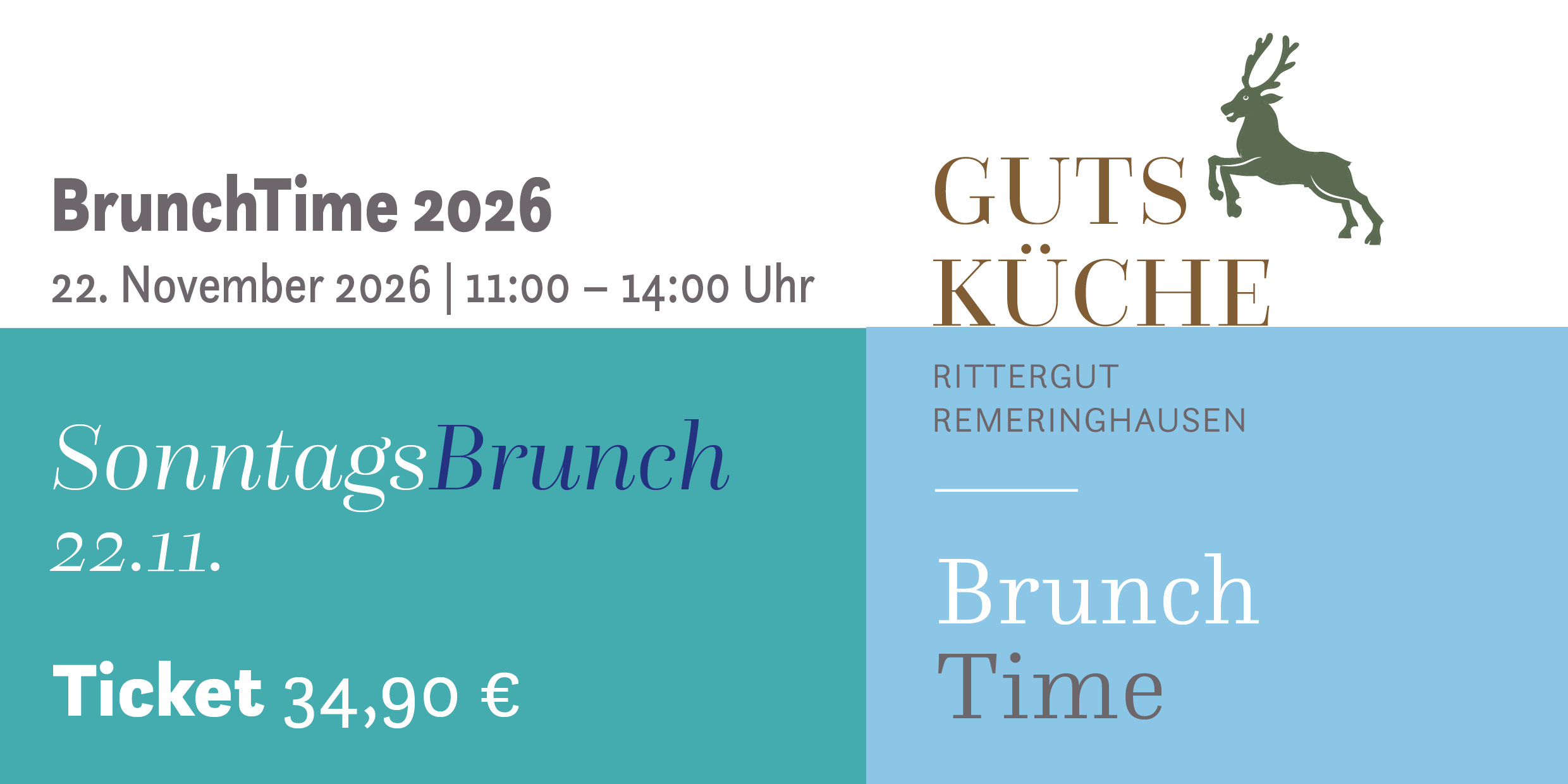 SonntagsBrunch – 22. November 2026